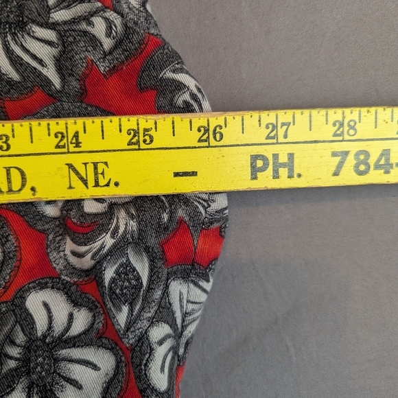 Rockies Vintage USA Made Western Womens Size 18 Button Down Shirt Red/Gray - Picture 12 of 13